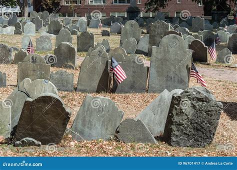 Copp s Hill Burying Ground editorial photography. Image of burial ...