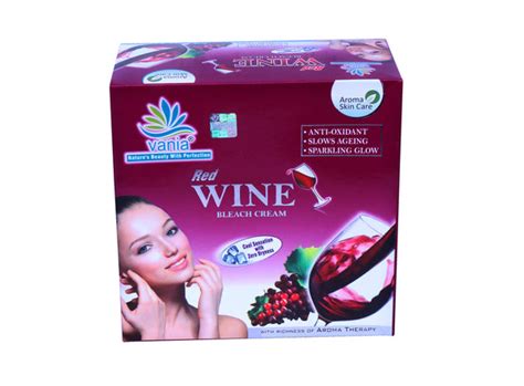 Red wine kit bleach anti oxidant slows aging enhance skin texture glow ...