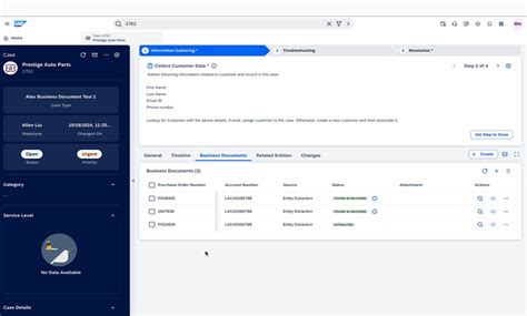 SAP Enterprise Service Management, Backend Entity Extraction