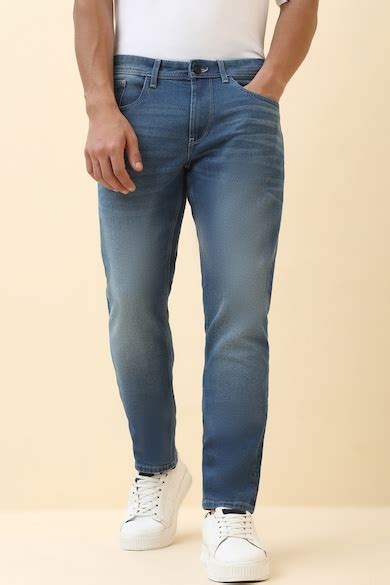 Buy Men Blue Mid Wash Jeans Online - 40004622 | Allen Solly