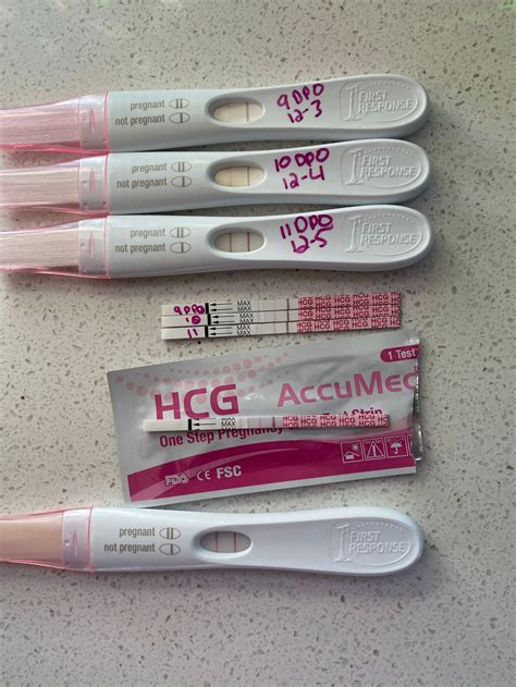 12 Dpo Positive Pregnancy Test 12 DPO Prueba (Easy@Home Pregnancy