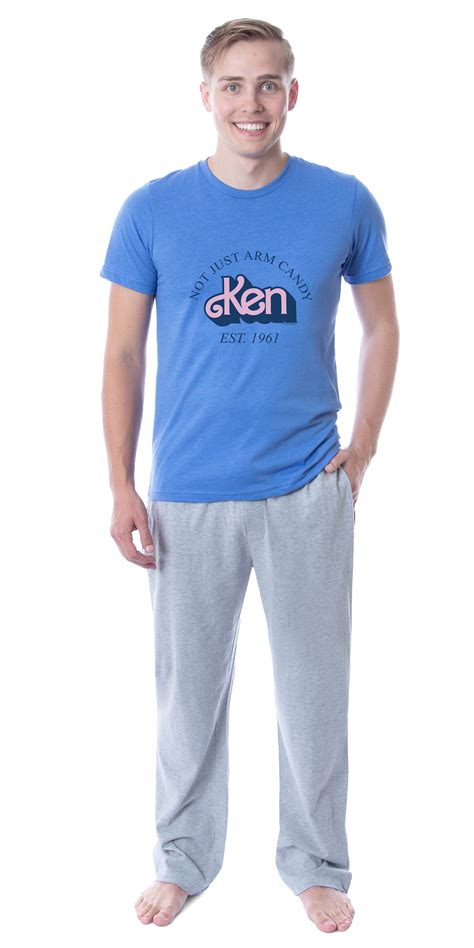 Barbie Movie Mens' Not Just Arm Candy Ken Doll Sleep Pajama Set For Adults - Walmart.com