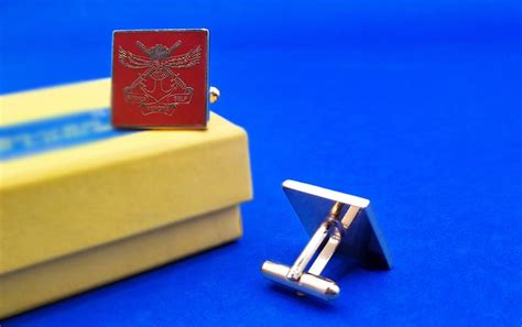 Buy Brass NDA Logo Cufflink - Square for NDA Aspirants Online Indic ...