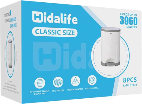 Amazon.com: HIDALIFE Refills Compatible with Dekor Classic Diaper Pails ...