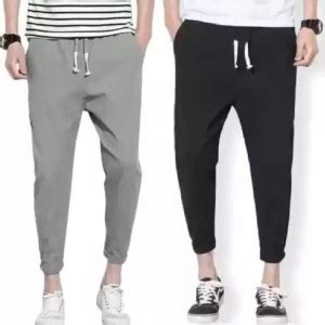 KASH Solid Men Grey, Black Track Pants - Buy KASH Solid Men Grey, Black ...