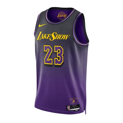 Jersey Nike Los Angeles Lakers Lebron James 24/25 City Edition ...