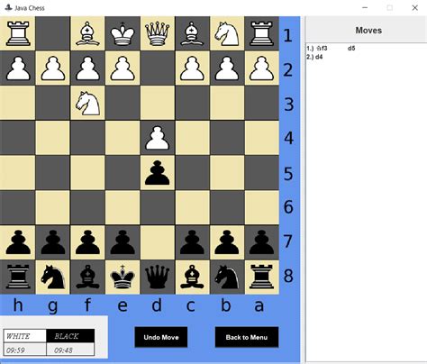 Java Chess 的图像结果