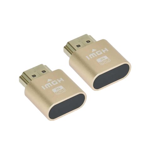 WiredCom HDMI 4K Dummy Adapter, High Resolution HD Virtual Monitor ...