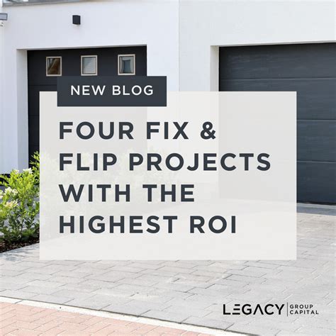 Four Fix & Flip Projects with the Highest ROI