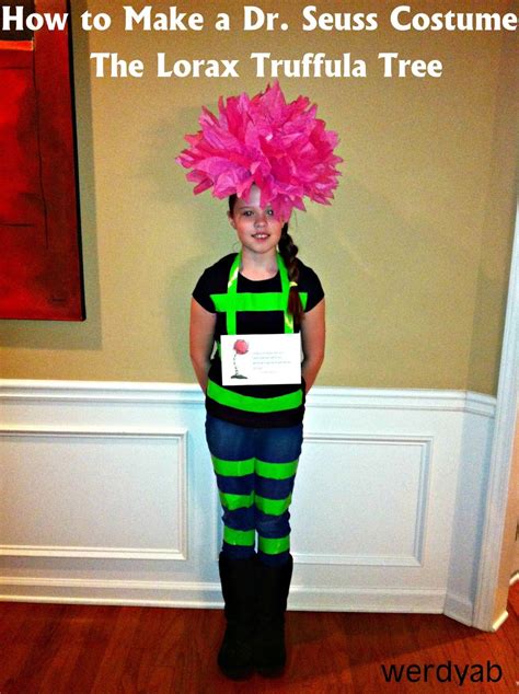 How To Make a Dr. Seuss Costume: The Lorax Truffula Tree | The lorax ...