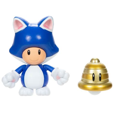 Super Mario World Of Nintendo 4 Cat Toad Figure | Desertcart INDIA