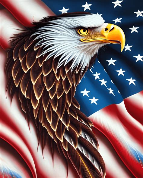 American Flag Eagle Wallpaper Hd