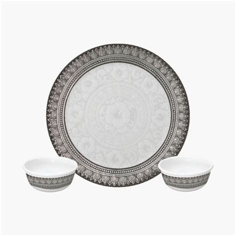 Buy SERVEWELL Urmi Printed 18-Pc. Dinner Set from Servewell at just INR ...
