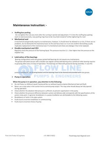 Centrifugal Process Pumps - End Suction Back Pull Out Pump Manufacturer ...