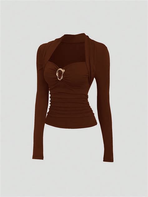 Metallic Decor Top | Savana | Bestsellers