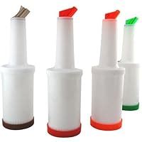 Buy KegWorks Flow-N-Stow Bar Fruit Juice Containers (Set of 4), 1 quart ...