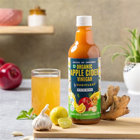 Organic Himalayan Apple Cider Vinegar (𝑭𝒍𝒂𝒗𝒐𝒓: 𝑮𝒊𝒏𝒈𝒆𝒓, 𝑮𝒂𝒓𝒍𝒊𝒄 & 𝑳𝒆𝒎𝒐𝒏 ...