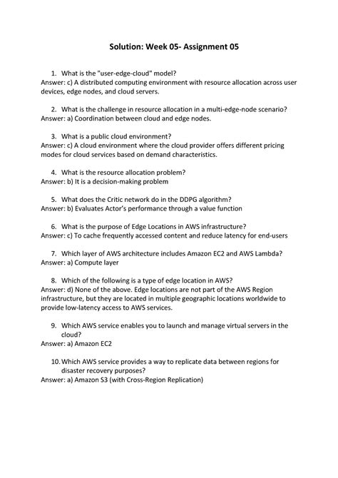 Solution Week 05- Assignment 05 - What is the challenge in resource ...