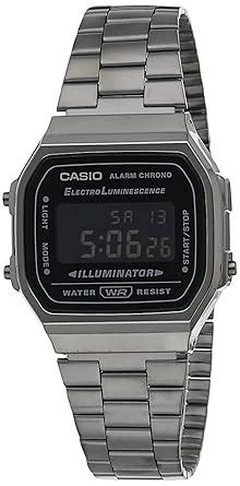 Casio Vintage Series Digital Black Dial Unisex's Watch-A168WGG-1BDF ...