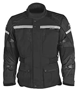 Pilot Men's Trans.Urban Motorcycle Touring Jacket (Black, Large ...