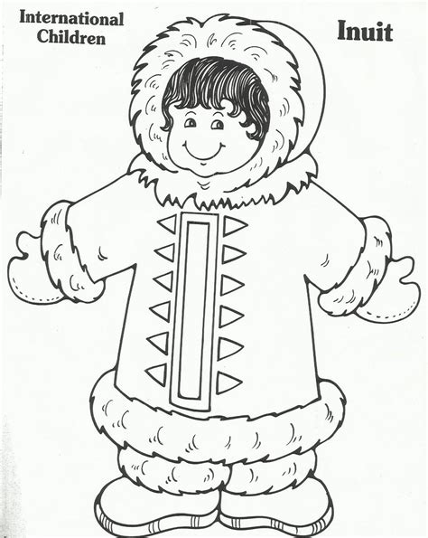 Inuit Coloring Pages