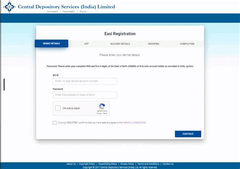 How to register at CDSL Easi?