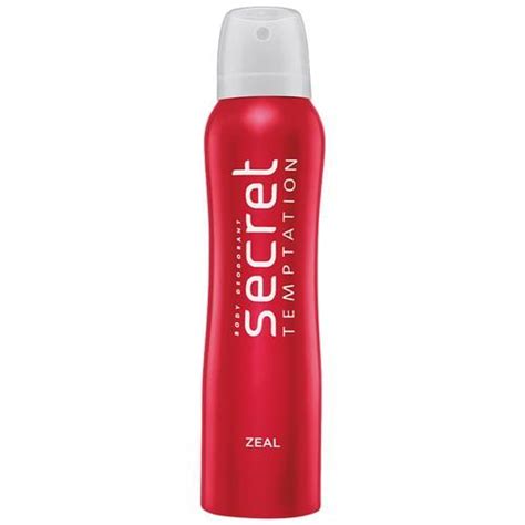 Buy Secret Temptation Body Deodorant - Zeal, Long-lasting Fragrance ...