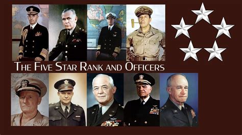 The Five Star Rank and Officers - YouTube