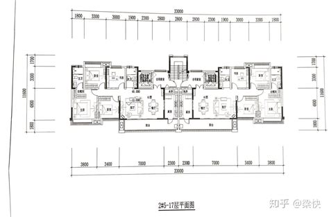 板式多层一梯二户户型图(129/129)-建筑户型图-筑龙建筑设计论坛