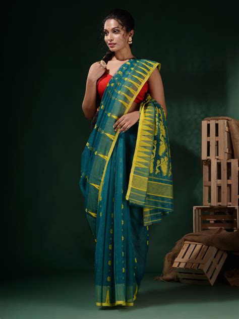 Buy Latest Jamdani Saree, Cotton, Linen, Soft Silk | INR 2400 Onwards ...