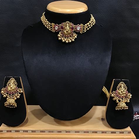 Buy Temple Choker Online | Dazzles Jewellery