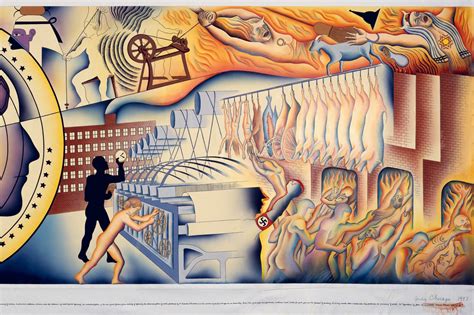 Judy Chicago, Cartoon for the Fall from the Holocaust Project, 1987 ...