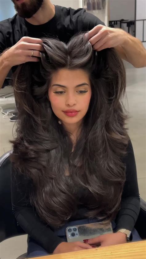 Bouncy Blowout Brilliance | Hair styles, Hair cuts, Cute hairstyles