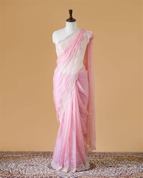 Pearl Pink Elegance – Malhotra's Indian Heritage
