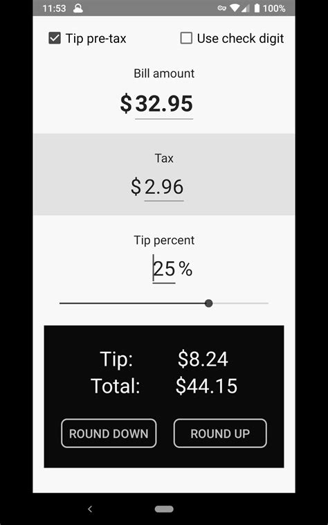 TipDigit - Modern tip calculator with check-digit verification, ad-free ...