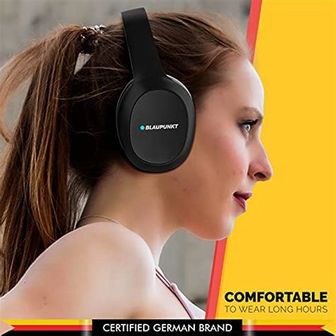 Blaupunkt BH21 Bluetooth Over-The -Ear High Bass HD Sound Wireless ...