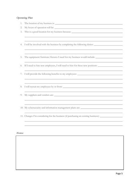Blank Business Plan Template 的图像结果
