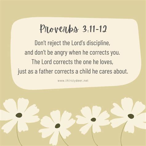 Proverbs: discipline - THIRSTY DEER