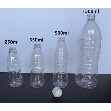 1500 ml Bottle Plastic with cover - 63pcs - Botol Plastik / Kosong / Empty - 1.5 Liter - Packing ...