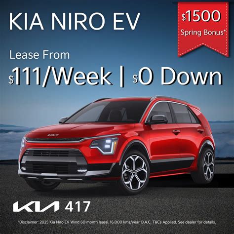 2025 Kia Niro EV Exclusive Offer - Kia 417