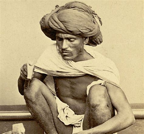 Studio Portrait of Blacksmiths at Work in India - 1873 - Old Indian Photos