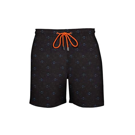 House of Malabaar | HOM swim shorts - Ocean Life - Black