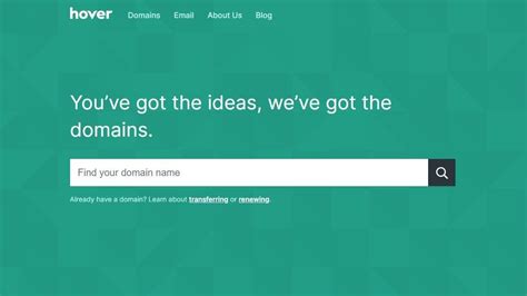 Image result for Hover Domain Names