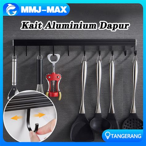 Jual 40/50/60cm Rak Dapur Multifungsi/Kait Gantungan Dinding Dapur ...