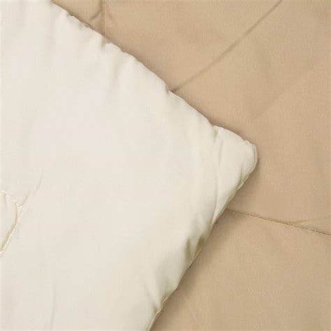 Buy Gleva Reversible Dual Color Walnut Brown & Cream Glace Cotton ...