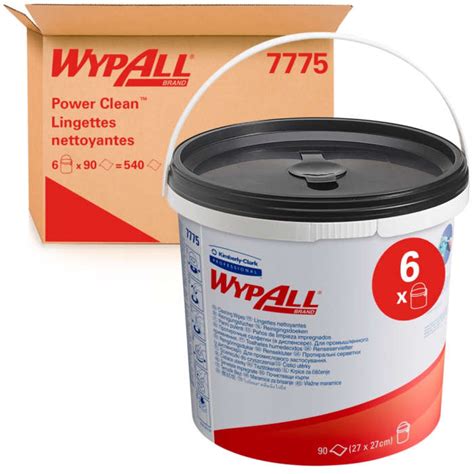 7775 WYPALL | WYPALL Power Clean Cleaning Wipes Refill 7775 Wet ...