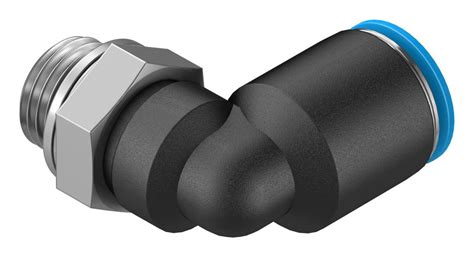 Festo QSL-G1/4-10 Pneumatic Fitting Push-In L-Fitting G1/4 14 bar 10 mm ...