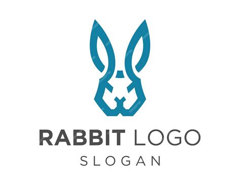 Rabbit logo design | Premium Vector
