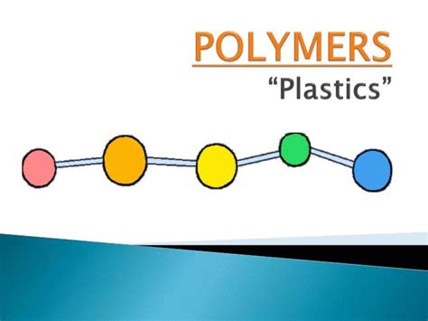 Image result for Polymers and Plastics Lesson Proper
