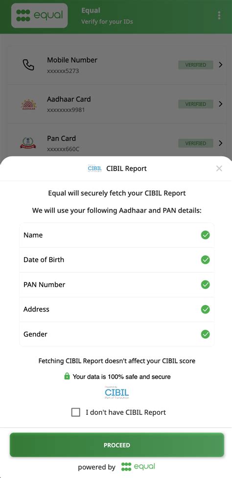 How to verify your CIBIL Report? : Equal Support